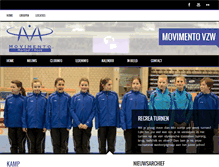 Tablet Screenshot of movimento.be